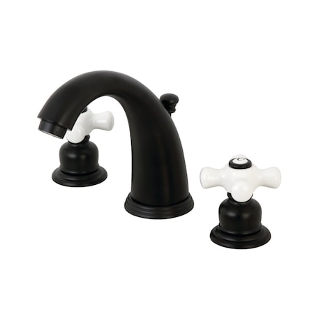 KB980PX Victorian 2-Handle 8 Widespread Bathroom Faucet, Matte Black